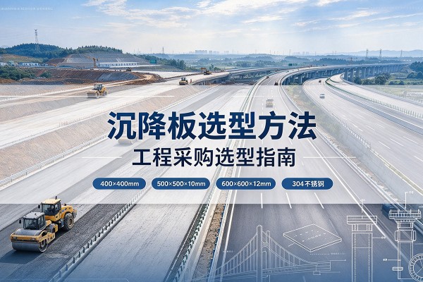 源城沉降板选择方法